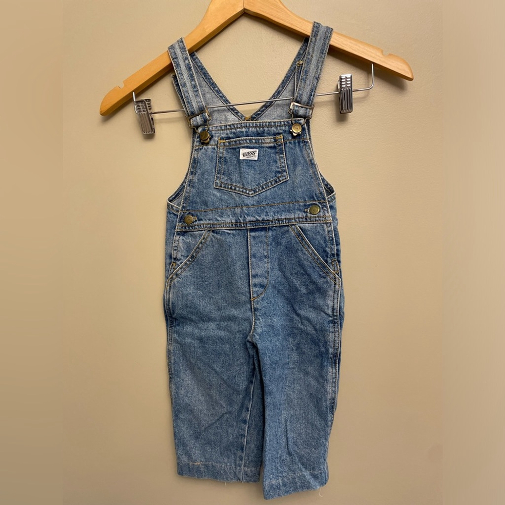 Vintage Guess Baby Toddler Overalls 2T